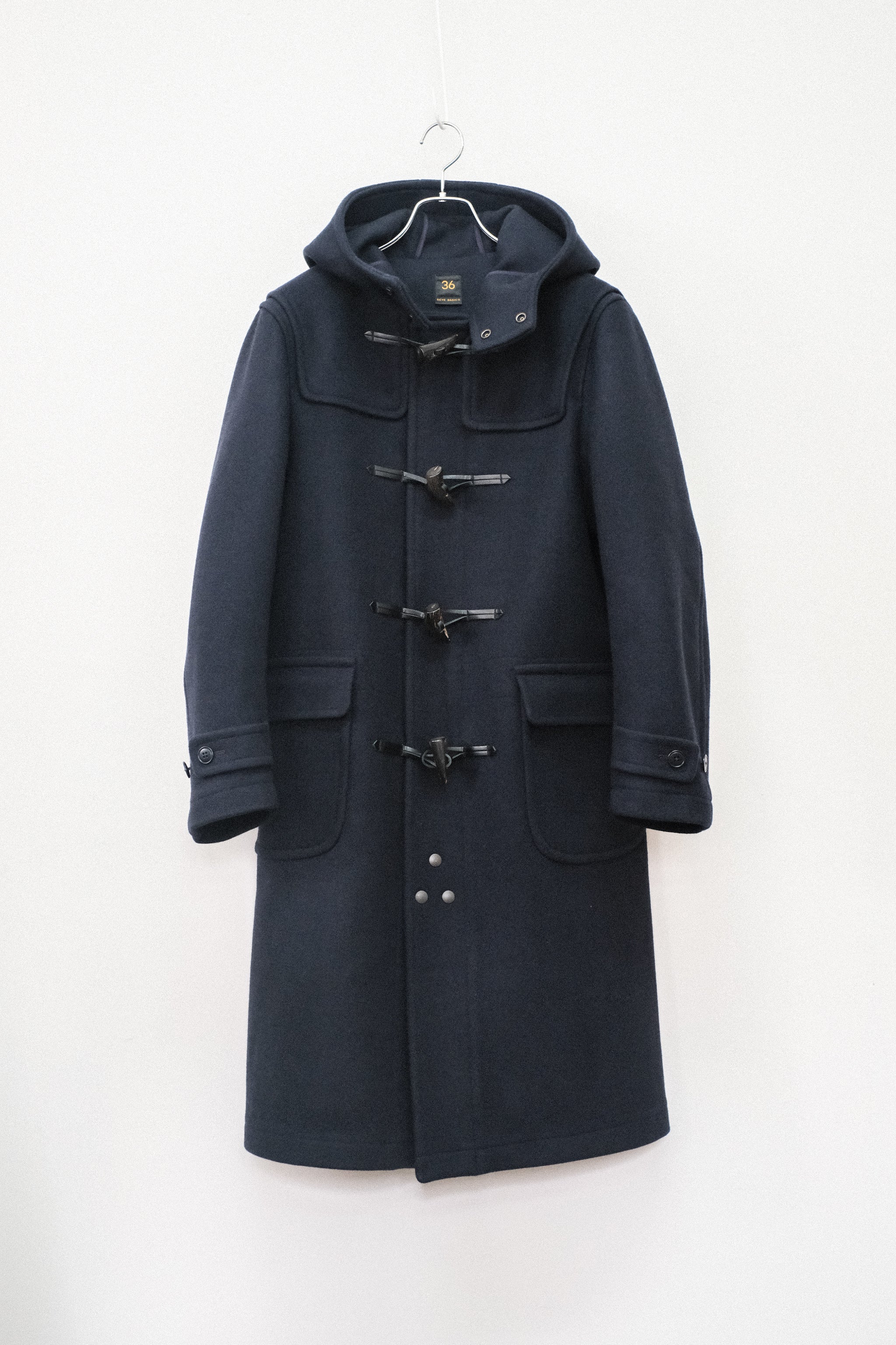 SCYE BASICS/Double Woven Melton Duffle Coat – 3CMA