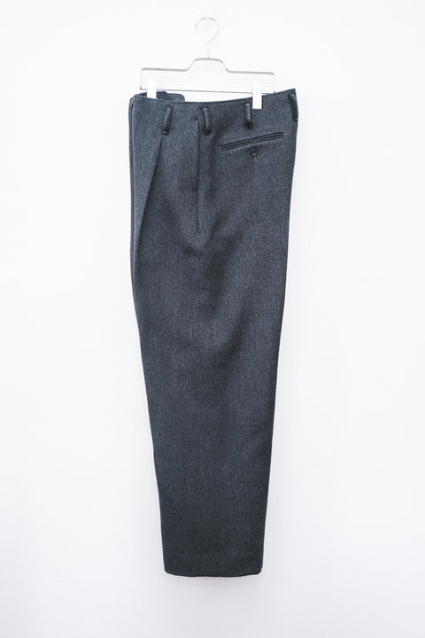 山内/極重ヘビーメルトン・サイドシームレスワンタックパンツ