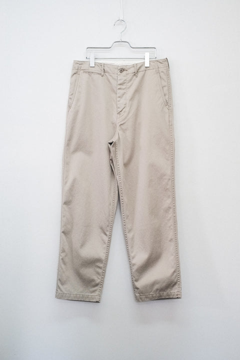 SCYE BASICS/Cotton Chino Cloth Military Pants