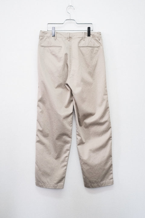 SCYE BASICS/Cotton Chino Cloth Military Pants