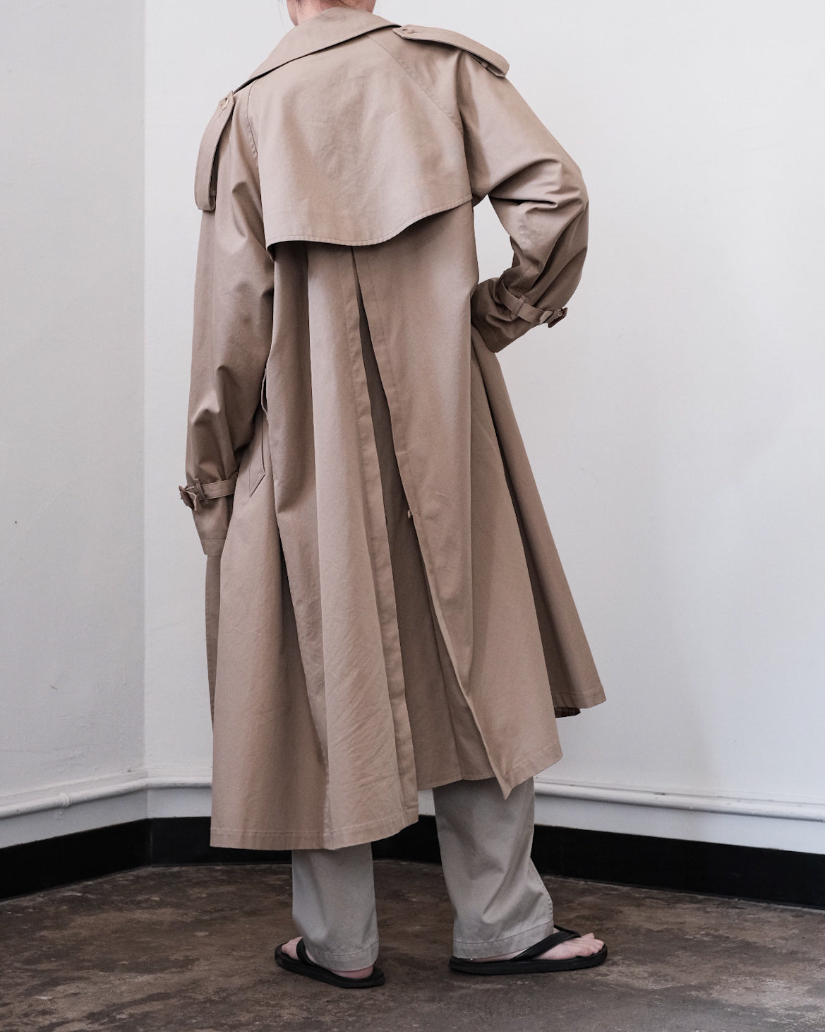 SCYE BASICS/Finx Cotton Gaberdine Trench Coat – 3CMA