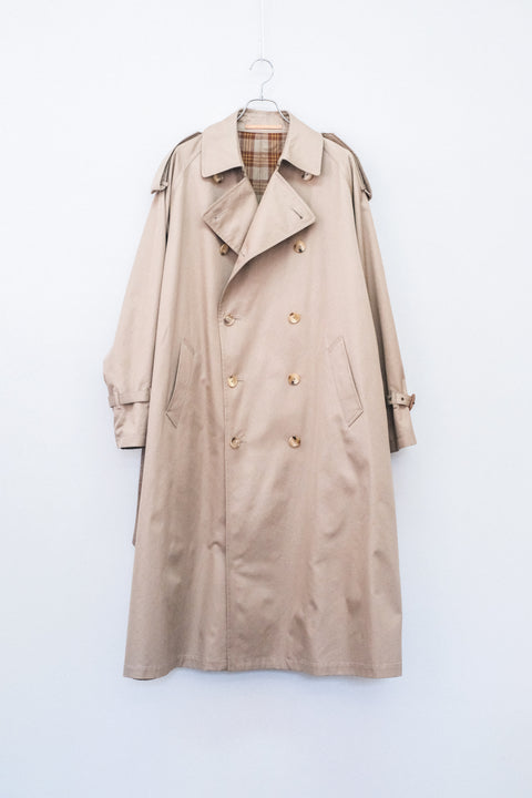 SCYE BASICS/Finx Cotton Gaberdine Trench Coat