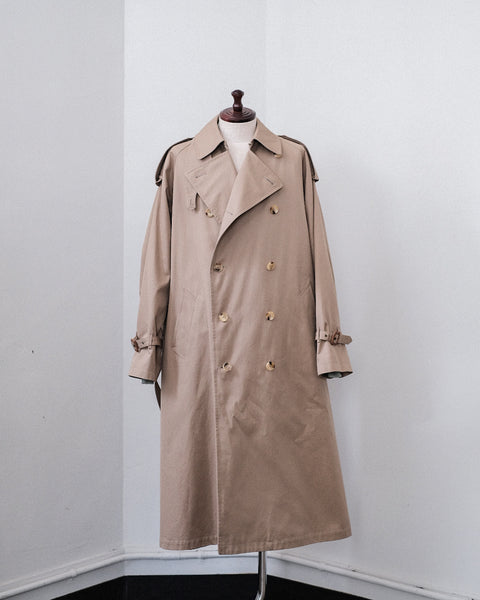 SCYE BASICS/Finx Cotton Gaberdine Trench Coat