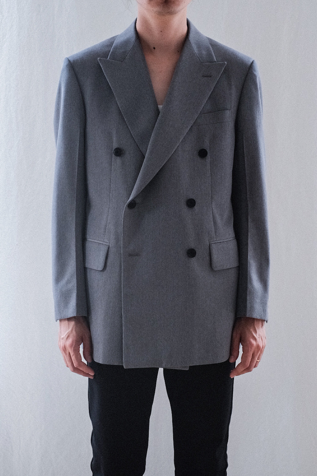 SCYE BASICS/Wool Max Gaberdine 6B D.B Blazer – 3CMA