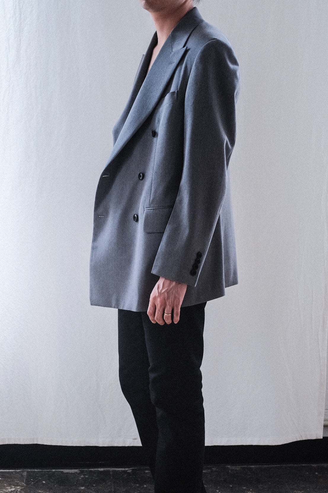 SCYE BASICS/Wool Max Gaberdine 6B D.B Blazer – 3CMA