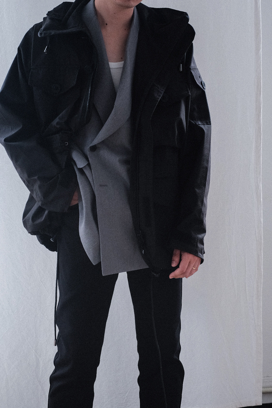 SCYE BASICS/Wool Max Gaberdine 6B D.B Blazer – 3CMA