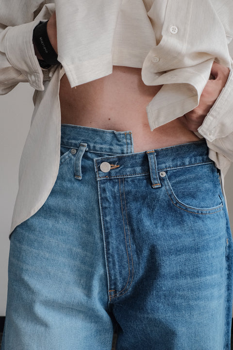 The DUFFER N NEPHEWS/Split Denim Pants