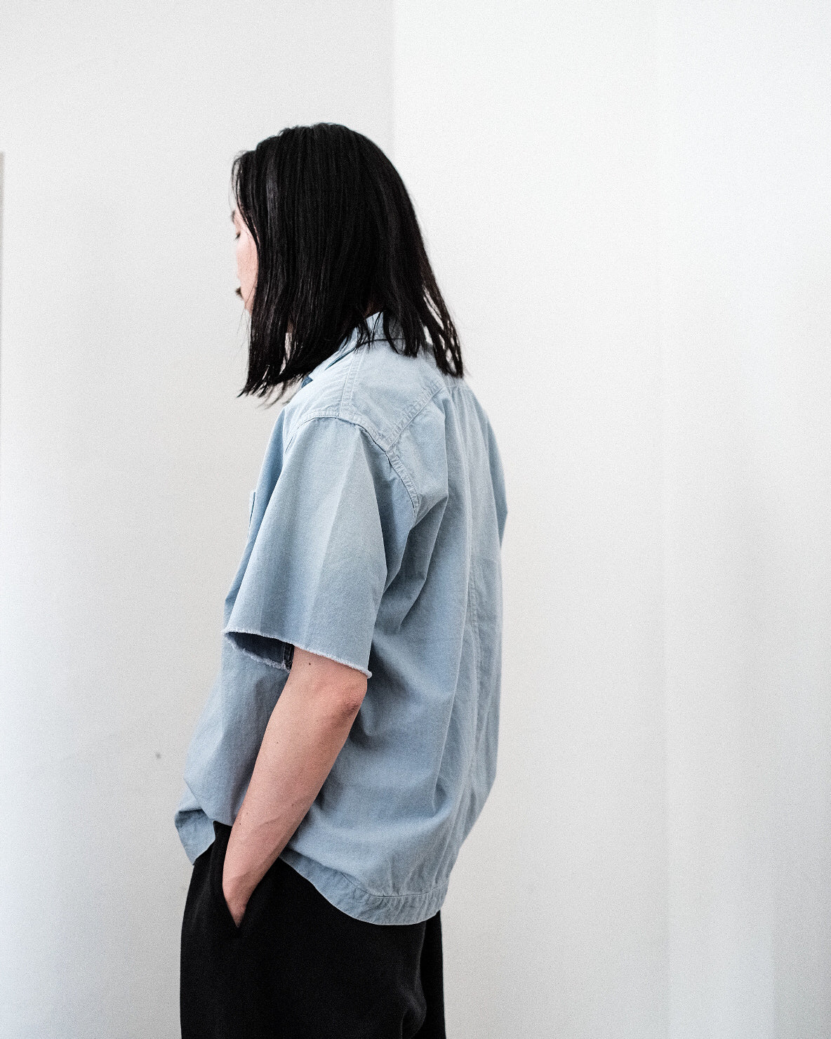 The DUFFER N NEPHEWS/Chambray Half Sleeve Shirt – 3CMA