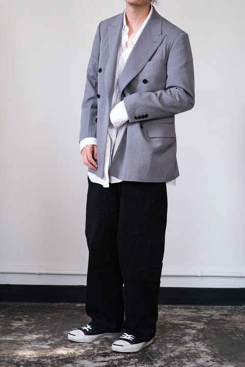 SCYE BASICS/Wool Max Gaberdine 6B D.B Blazer