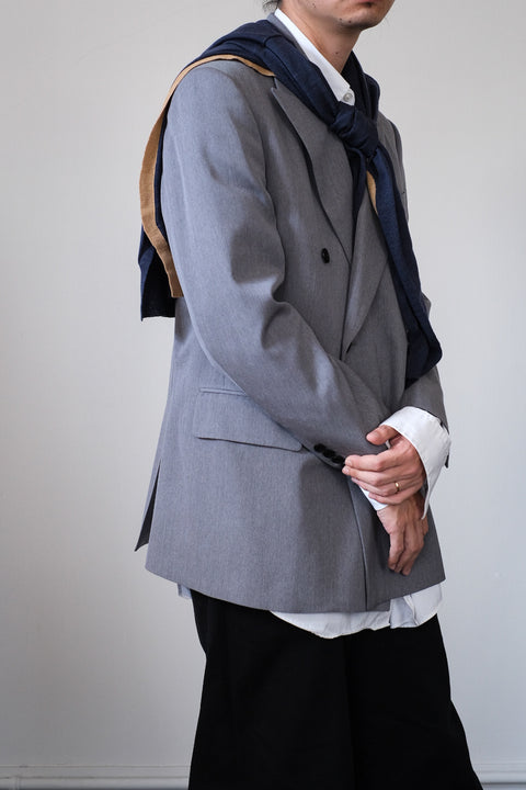 SCYE BASICS/Wool Max Gaberdine 6B D.B Blazer