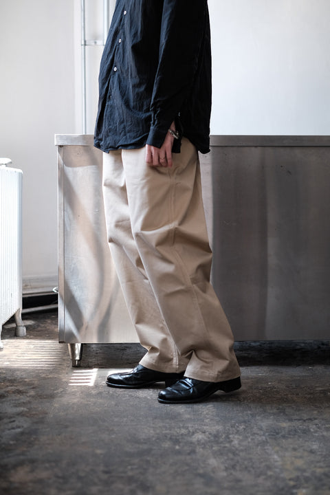 SCYE BASICS/San Joaquin Cotton 41 Khaki Trousers