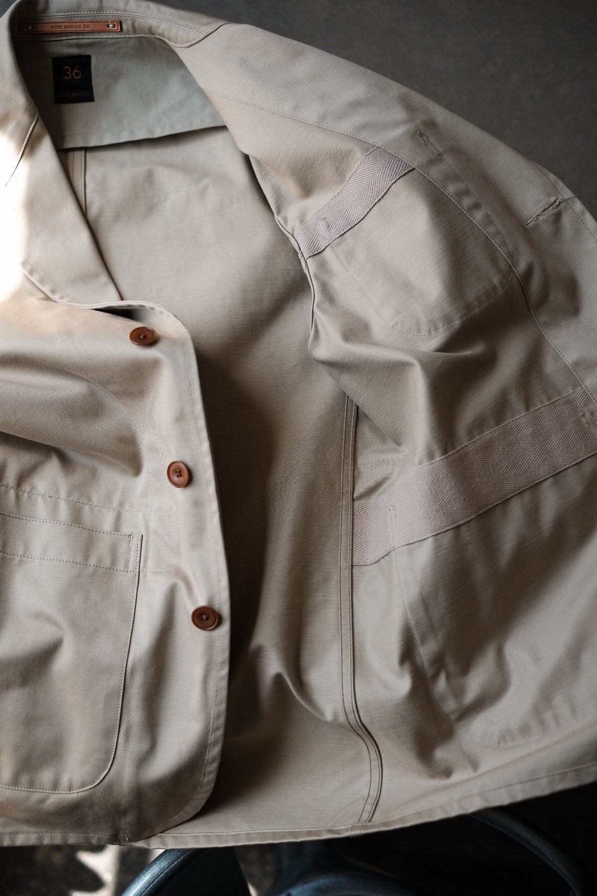 SCYE BASICS/San Joaquin Cotton Chino Work Jacket