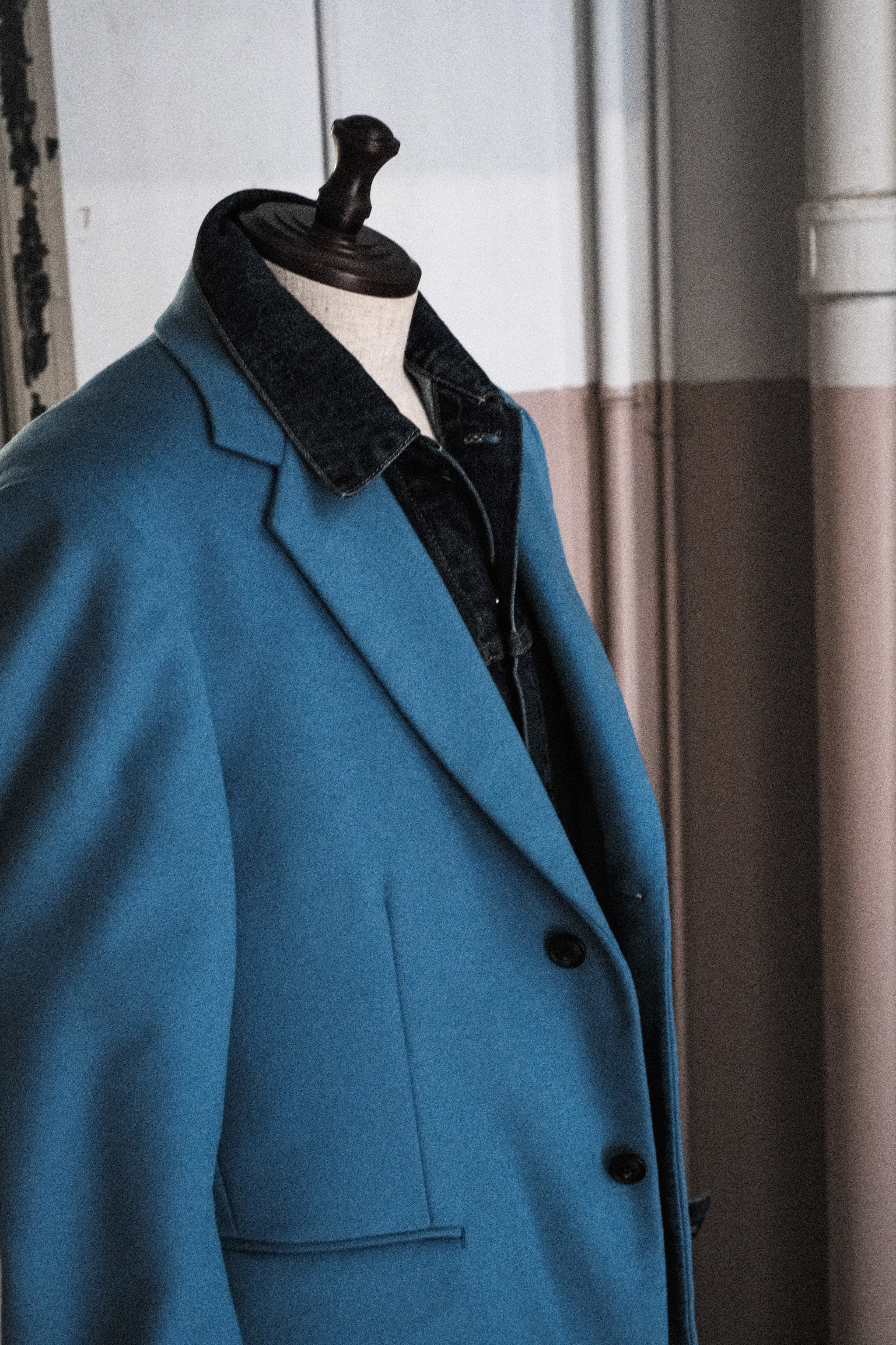 み*く様 SCYE Loden Cloth Double-Breasted Bl SCYE BASICS Loden Cloth Double-Breasted Blazer（5123-43540