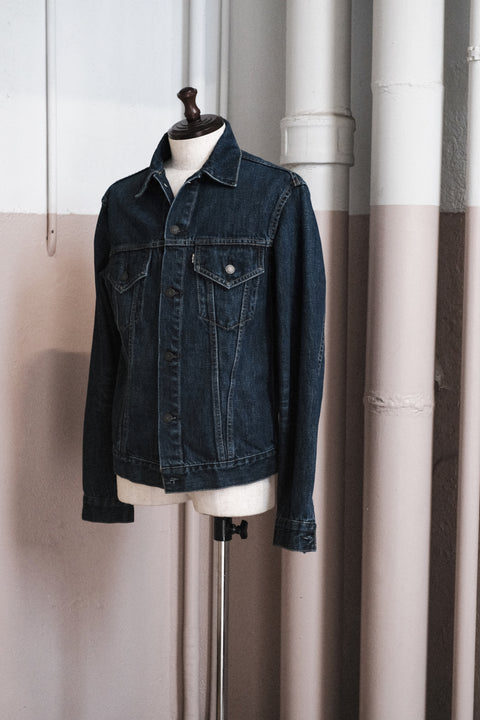 SCYE BASICS/Selvedge Denim Used Wash Trucker Jacket 3