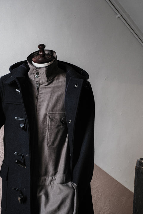 Scye/Cotton Moleskin Detachable Hood Jumpsuits