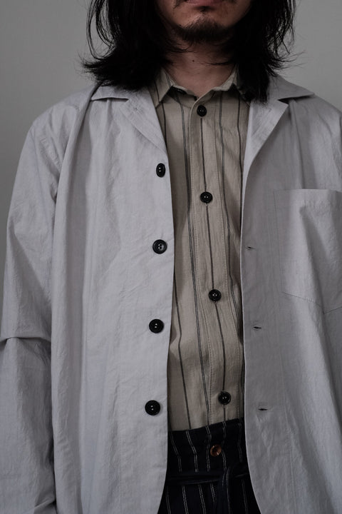 FRANK LEDER/Triple Washed Cotton Shirt Jacket