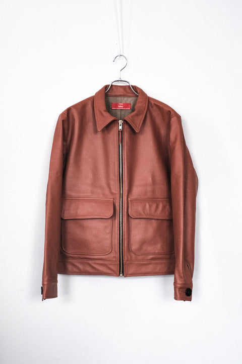 FRANK LEDER/Organic Dyed Buffalo Bomber Jacket (store only or contact)