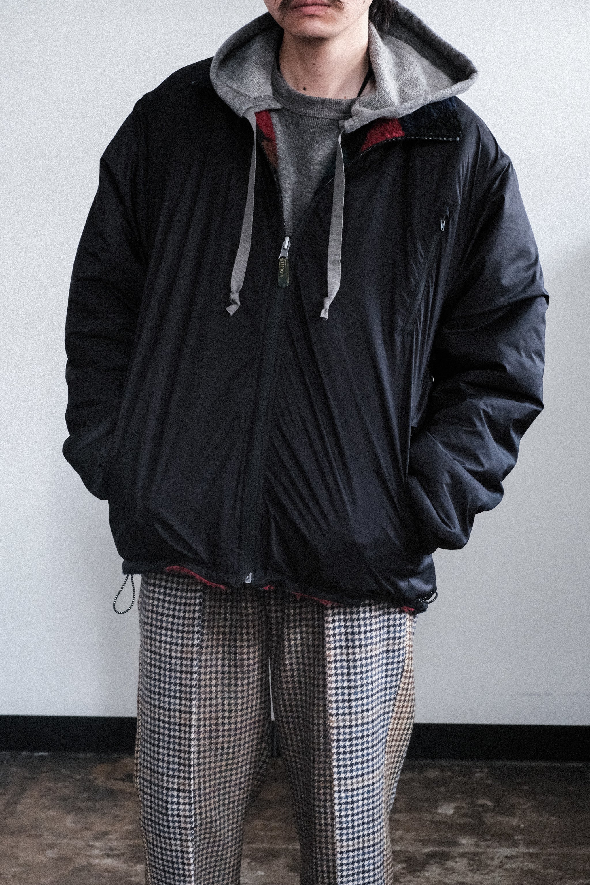 The DUFFER N NEPHEWS/Reversible Jacquard Boa Blouson – 3CMA