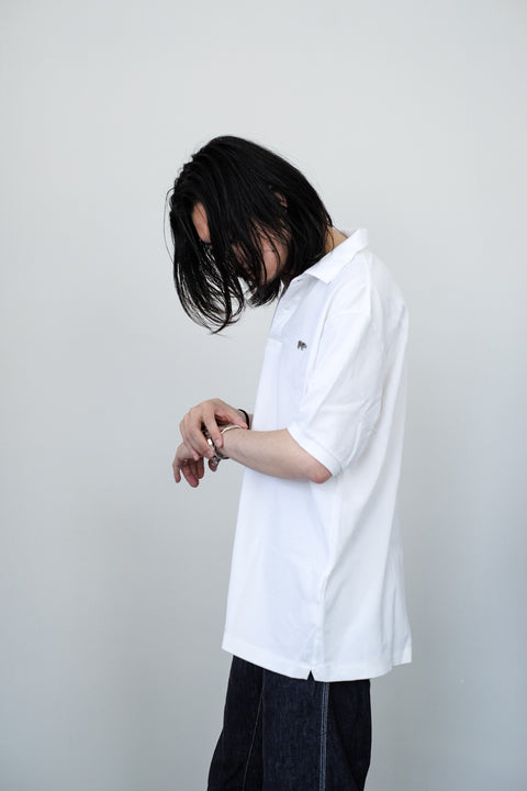 SCYE BASICS/Cotton Pique Polo Shirt