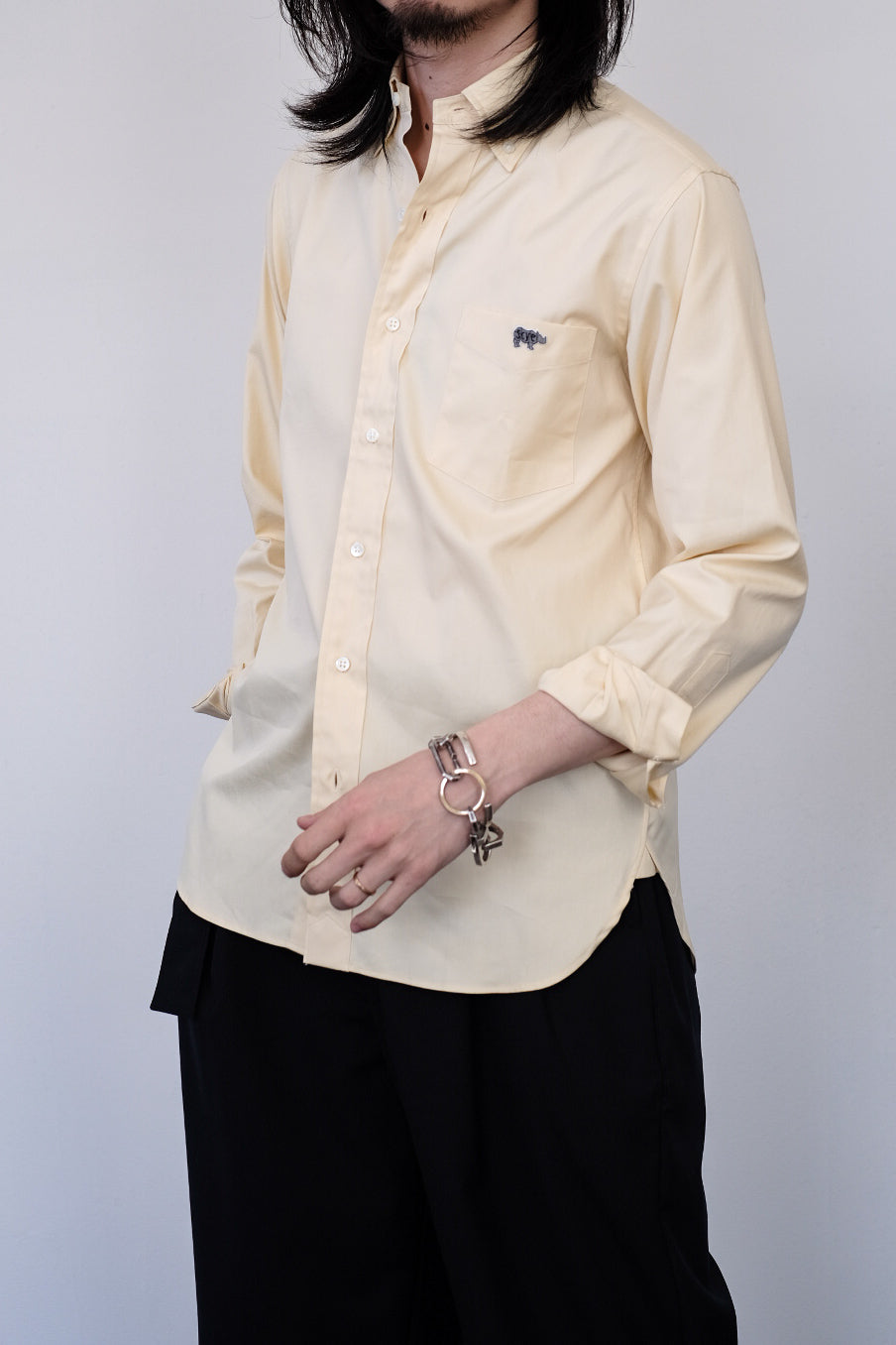 SCYE BASICS/Finx Cotton Oxford B.D Shirt