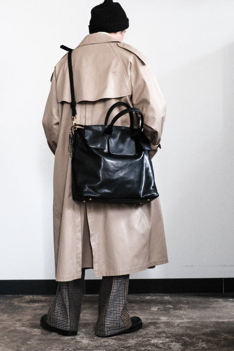 cornelian taurus by daisuke iwanaga/Key Hole Boston (cow mineral leather)