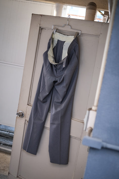 SCYE BASICS/Wool Max Gaberdine Wide Leg Trousers