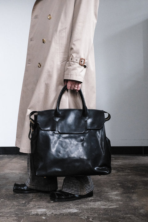 cornelian taurus by daisuke iwanaga/Key Hole Boston (cow mineral leather)