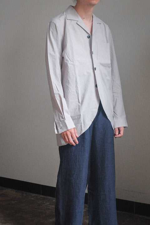 FRANK LEDER/Triple Washed Cotton Shirt Jacket