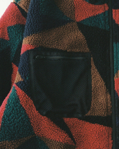 The DUFFER N NEPHEWS/Reversible Jacquard Boa Blouson