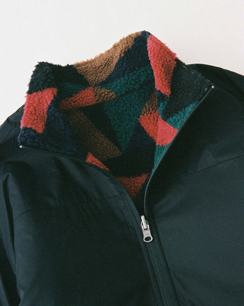 The DUFFER N NEPHEWS/Reversible Jacquard Boa Blouson