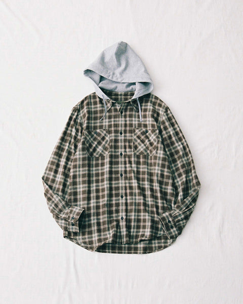 The DUFFER N NEPHEWS/Hooded Work Shirt