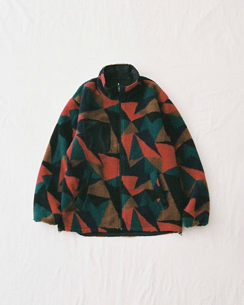 The DUFFER N NEPHEWS/Reversible Jacquard Boa Blouson