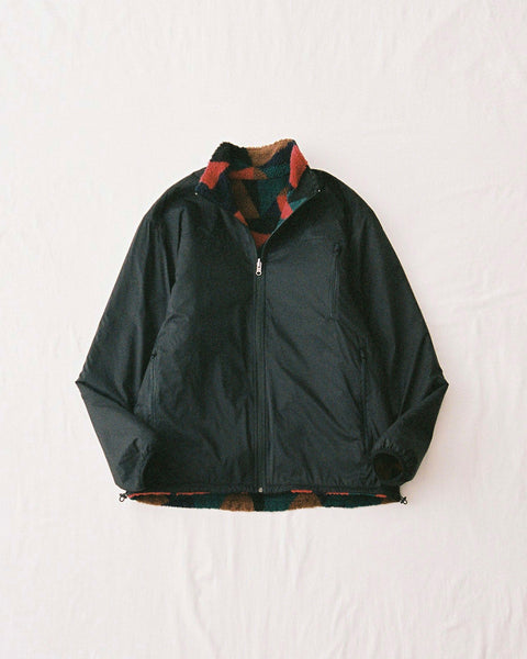 The DUFFER N NEPHEWS/Reversible Jacquard Boa Blouson